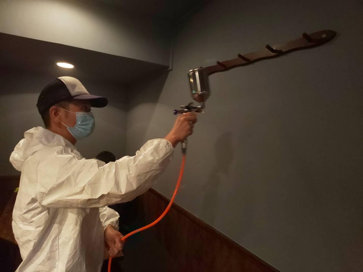 (施工場所:居酒屋 桔郷様 室内全体)